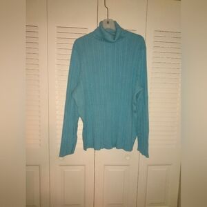 Liz Claiborne 100% Cotton Turtleneck Sweater Women's Plus Size 3X